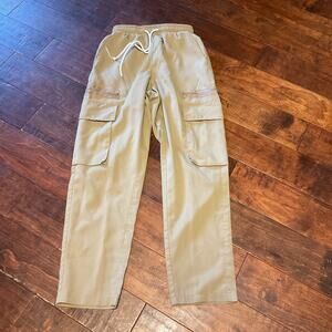 Men's Shein Khaki Cargo Pants - Size Smallv